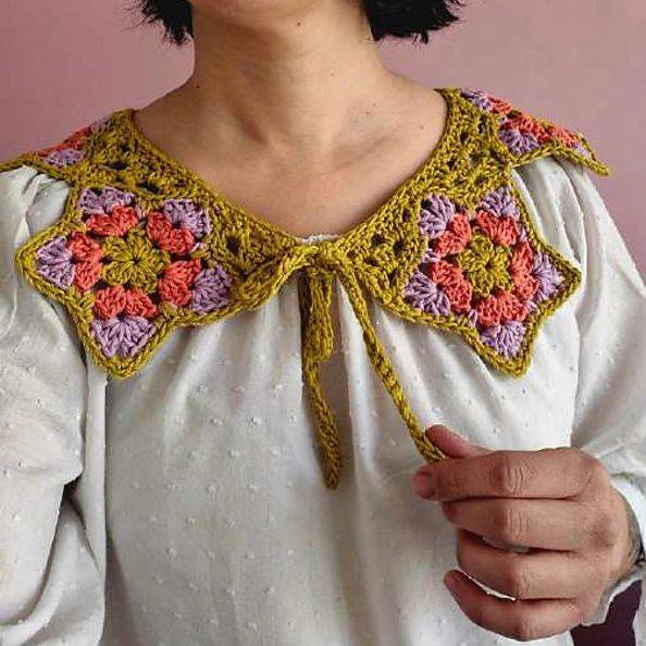 cuello estelar crochet