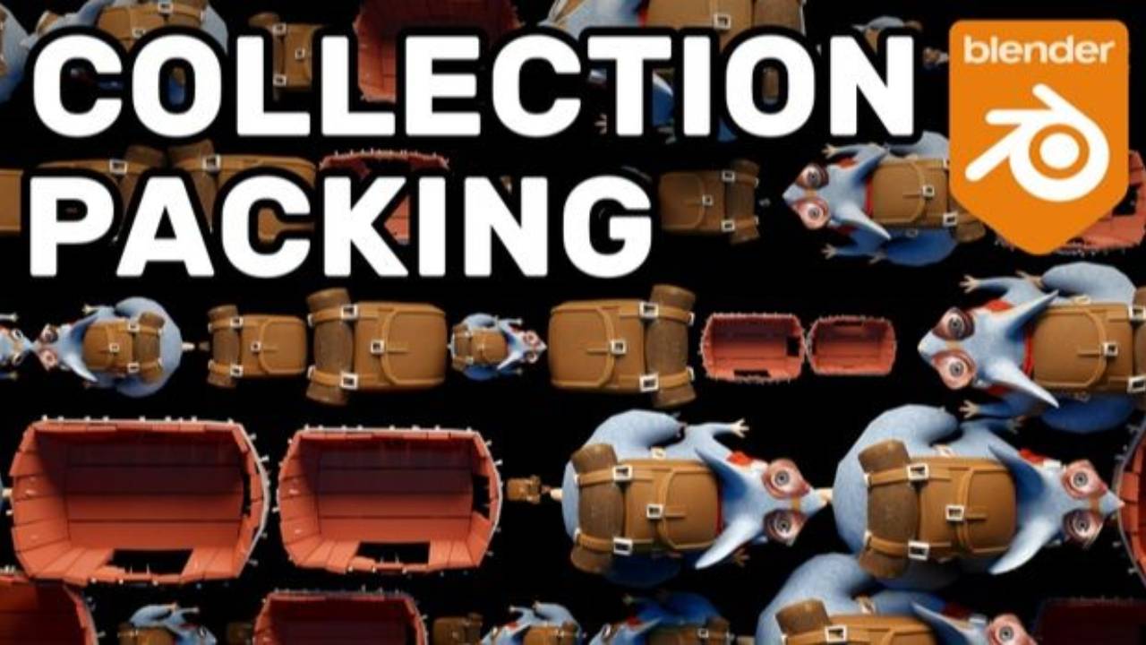 Packing Collection Objects in Geometry Nodes with Blender