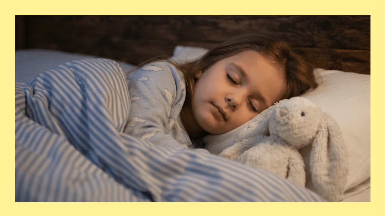 Baby sleeping peacefully in crib after learning to nap independently