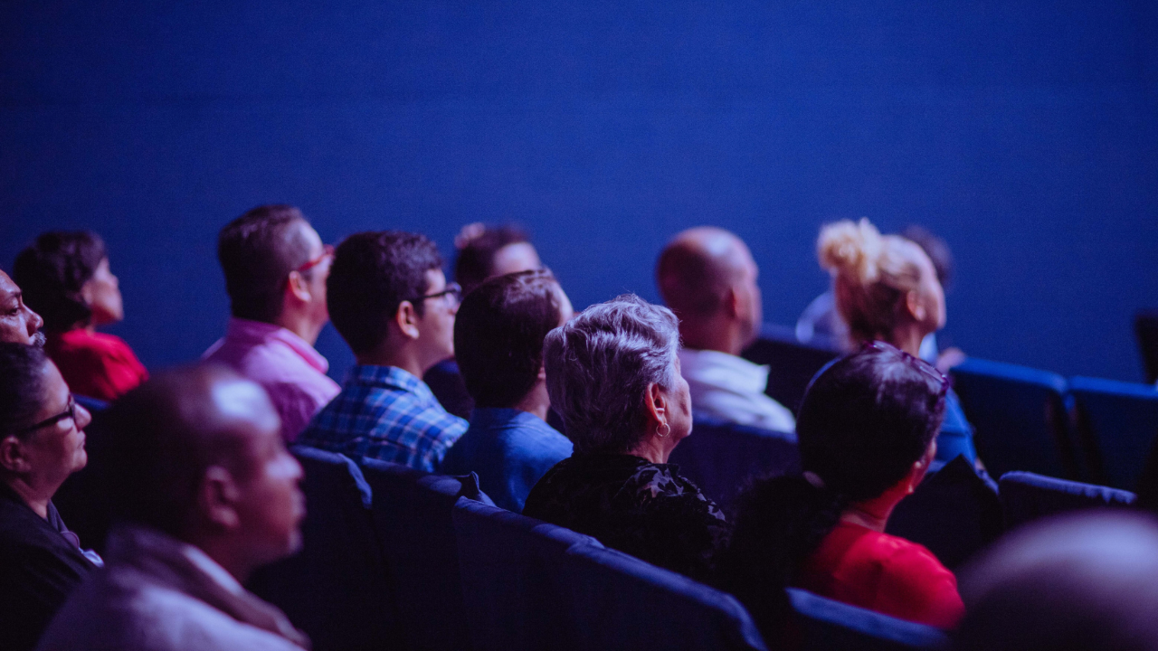 Audience listening at a high quality conference