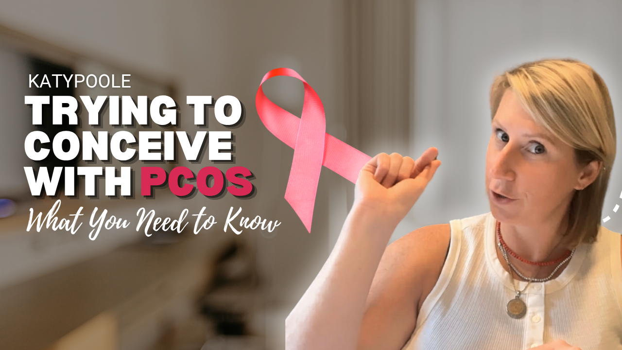 Woman discussing fertility, ovulation, and trying to conceive with PCOS