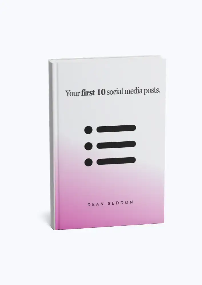 your first 10 social media posts