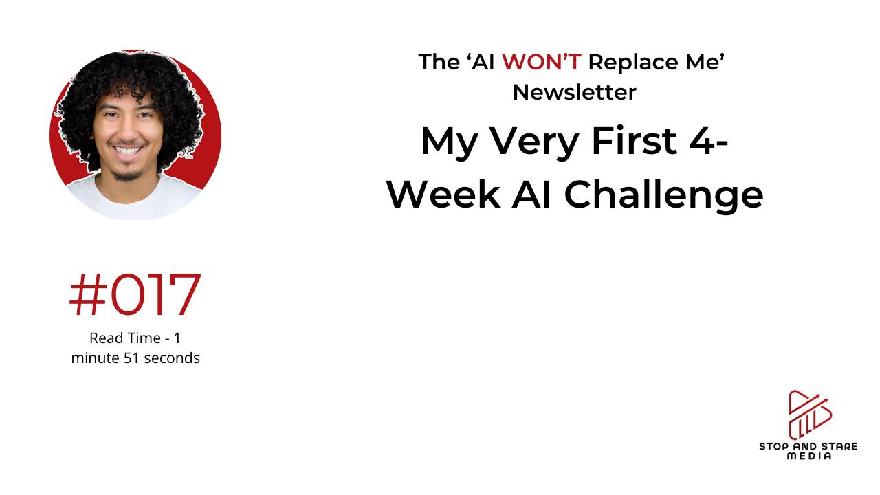 Unlock the Future: Join My 4 Week AI Challenge