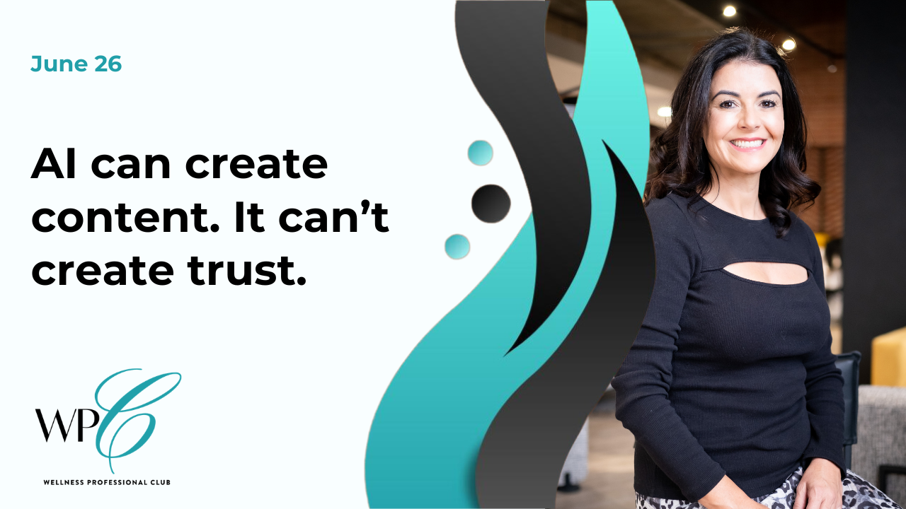 AI can create content. It can’t create trust.