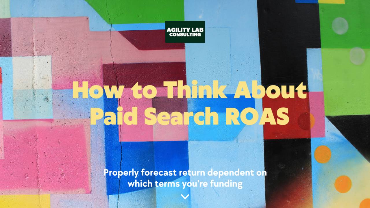 How to Think about Paid Search ROAS