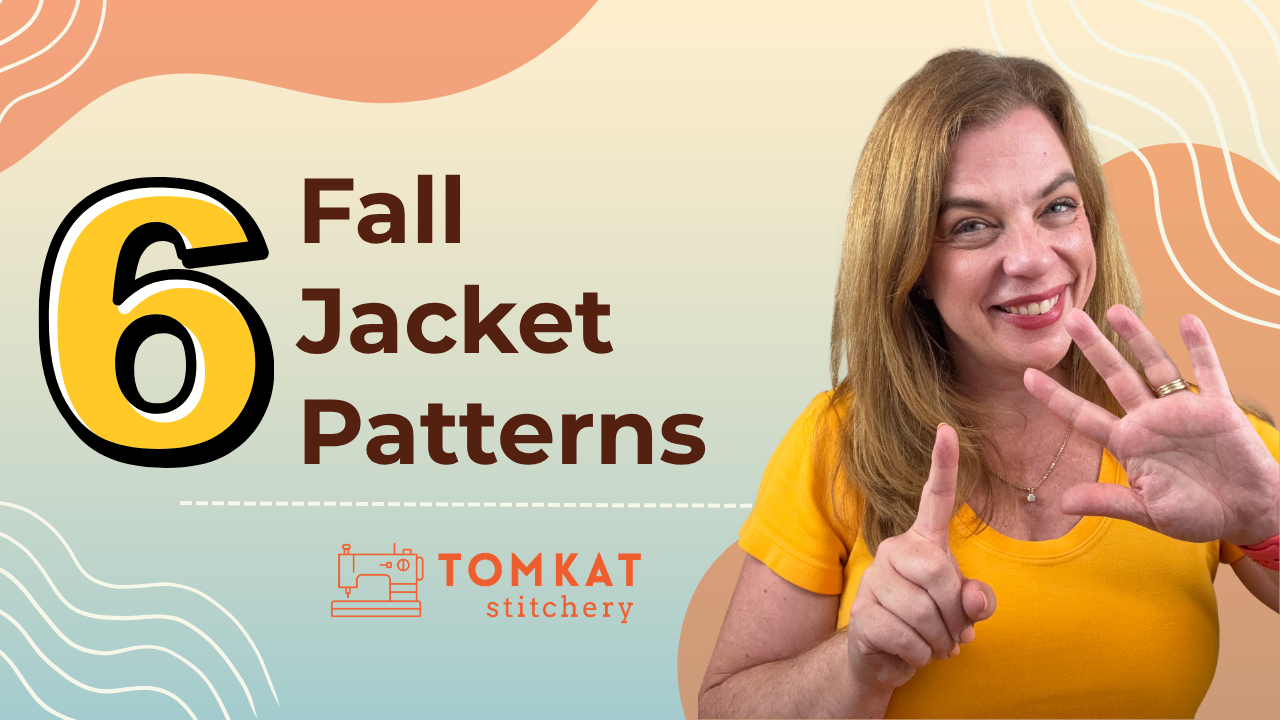 Whitney Tomkat Stitchery 6 jacket patterns to sew for fall 