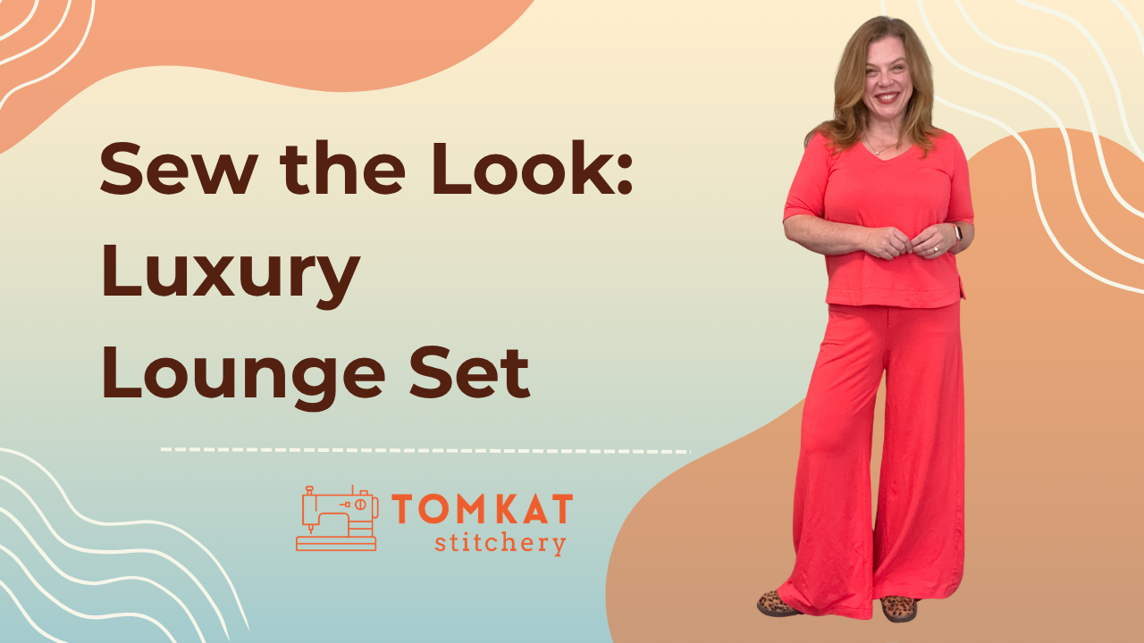 Whitney Tomkat Stitchery Coral Lounge Set Spanx Dupe