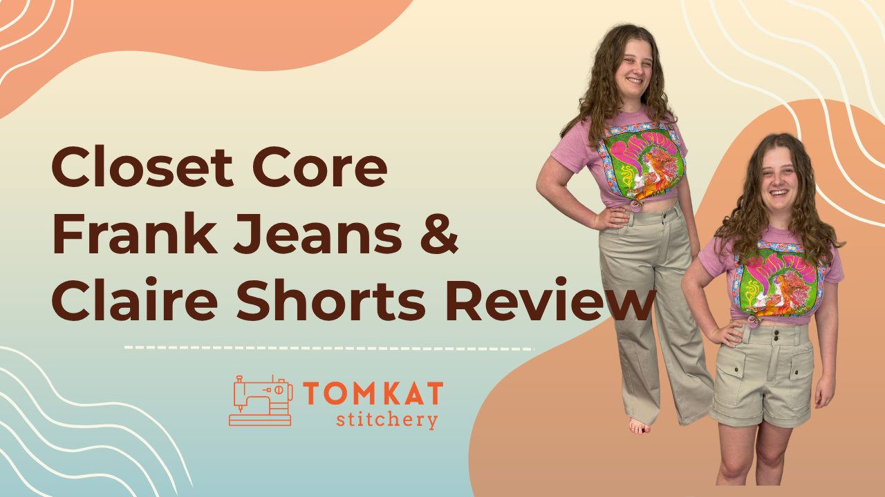 TomKat Stitchery Closet Core Frank Jeans Sewing Pattern Review  Closet Core Claire Shorts Sewing Pattern Review