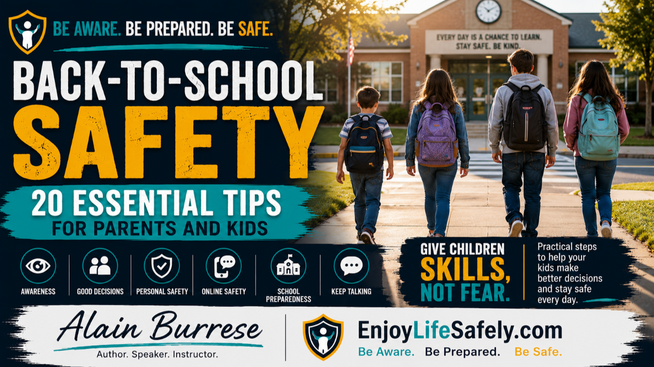 Back-to-School Safety: 20 Essential Tips for Parents and Kids