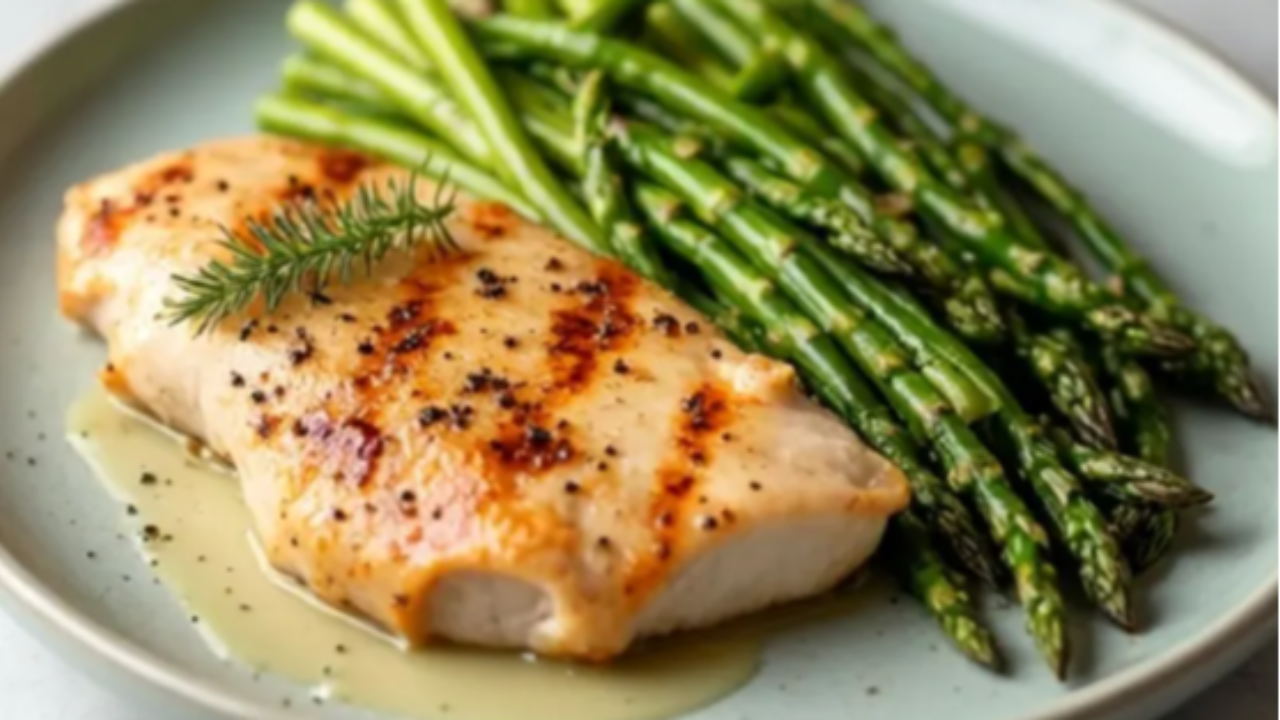 Lemon Herb Turkey and Asparagus