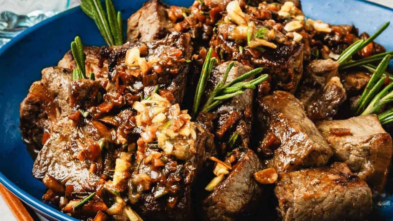 Garlic Herb Beef Tenderloin Bites
