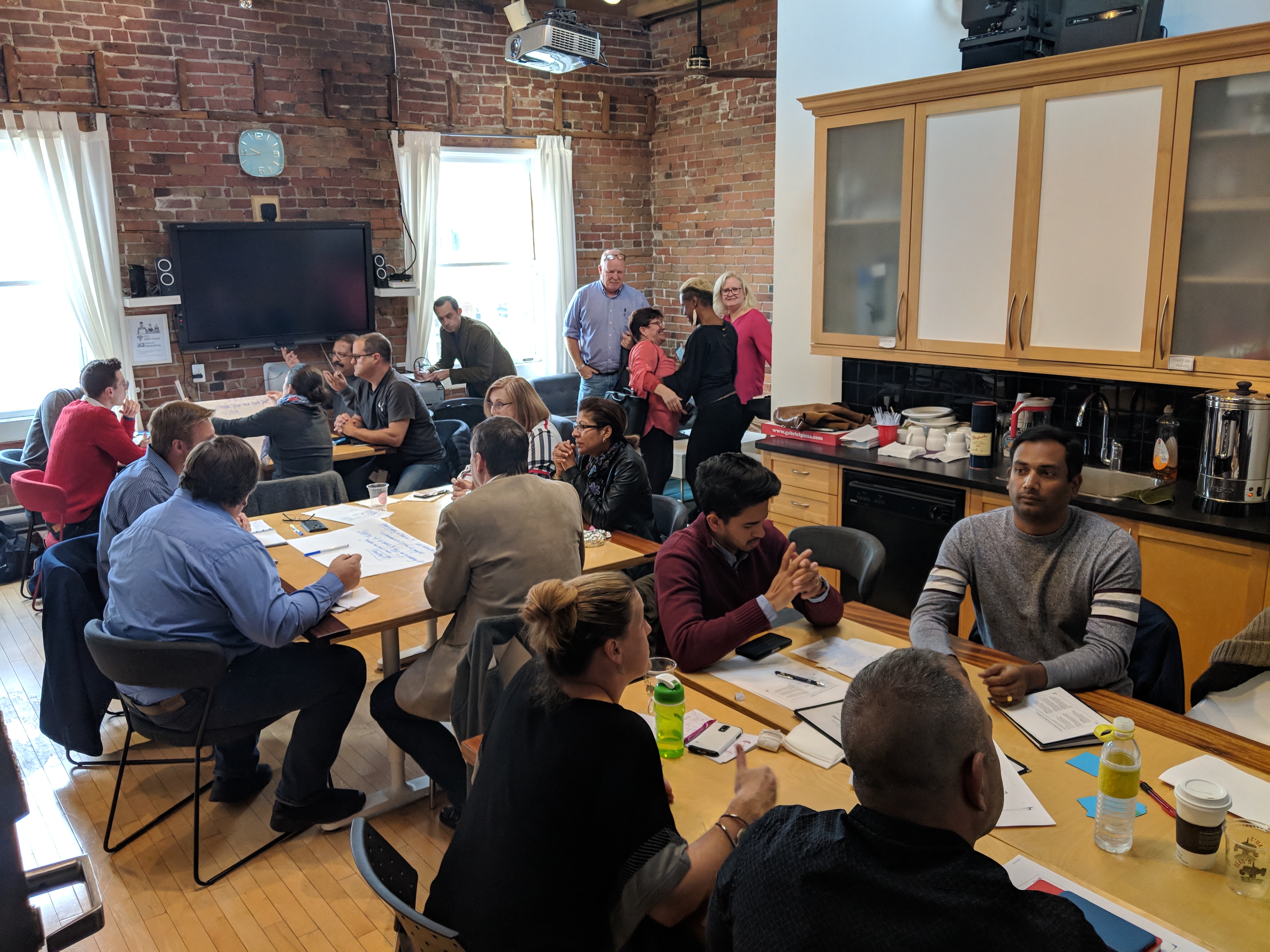 Group working together in session