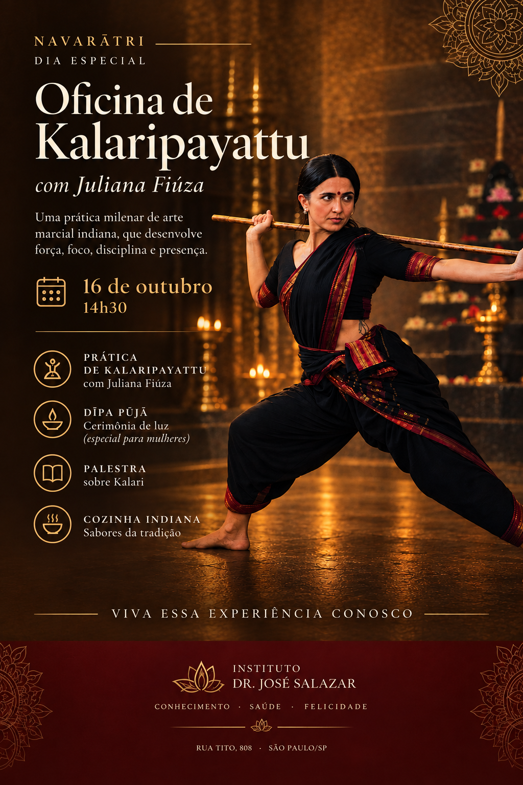 Oficina de Kalaripayattu: Arte e Tradição