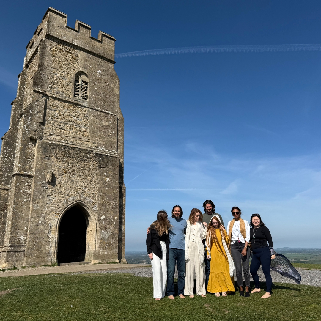 Group at Glastonbury