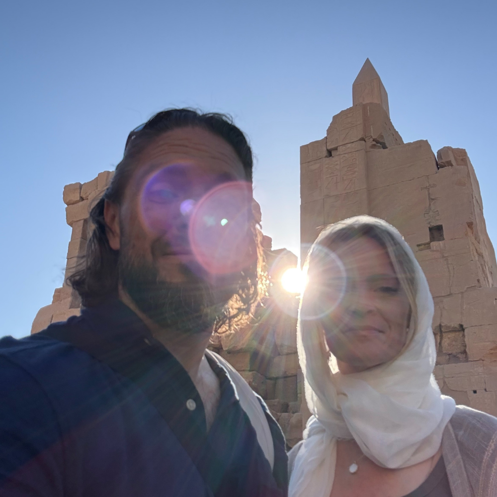 JJ Brighton and Michael in Egypt