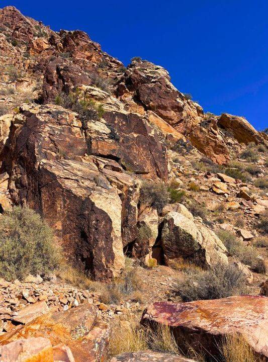 Petroglyphs at Parowan Gap