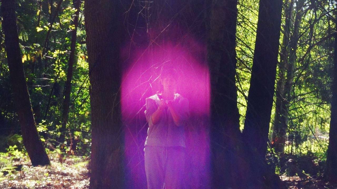 The Violet Flame of Saint Germain on Mount Shasta, photographed by Paul of Venus