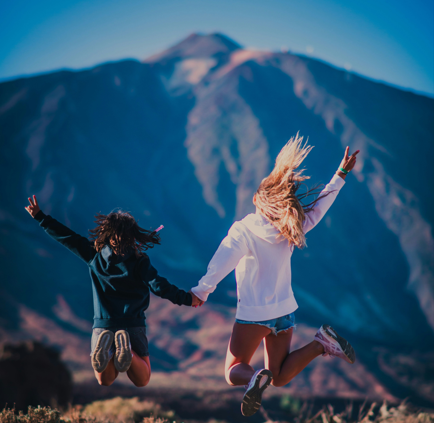 People jumping