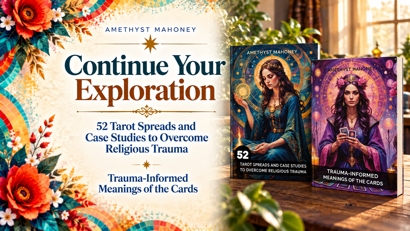 52 Tarot Spreads and Case Studies and Trauma-informed Meanings of the Cards book