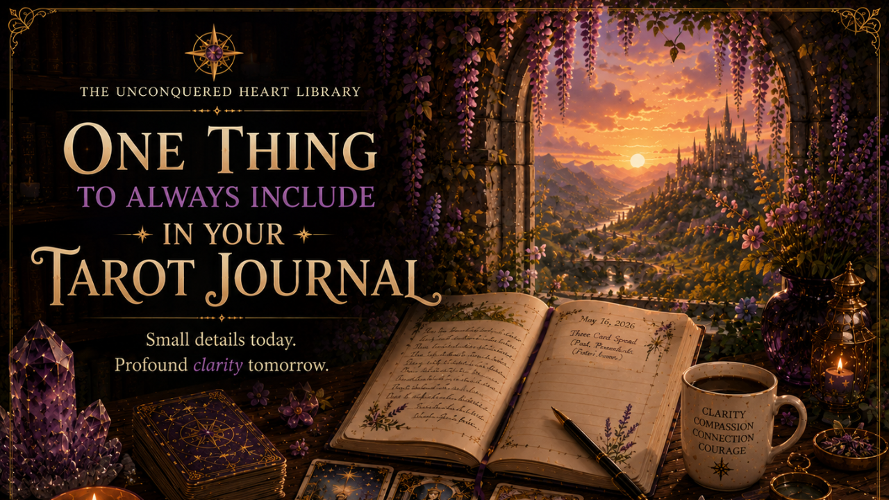 One thing to always include in your Tarot journal