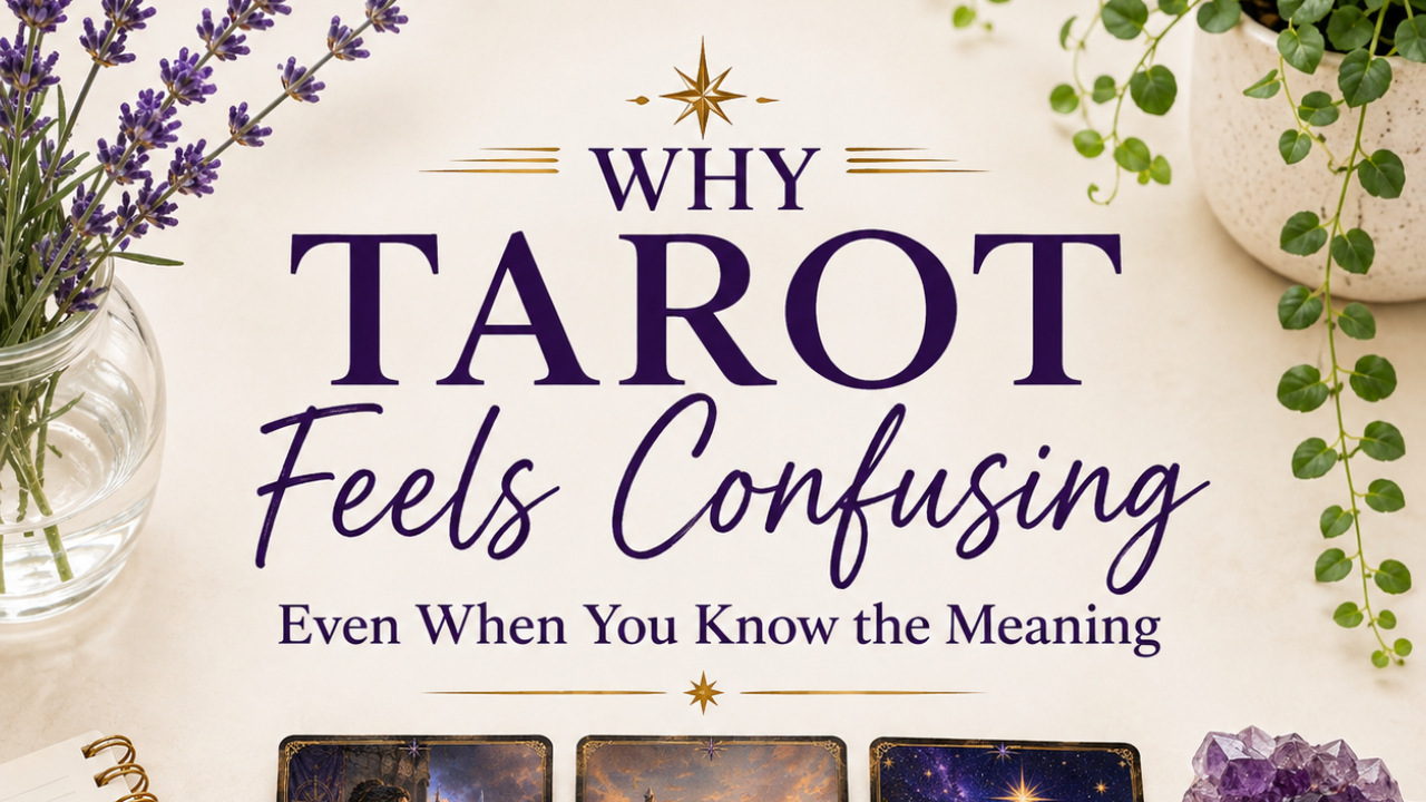 Why Tarot Feels Confusing (Even When You Know the Meanings)
