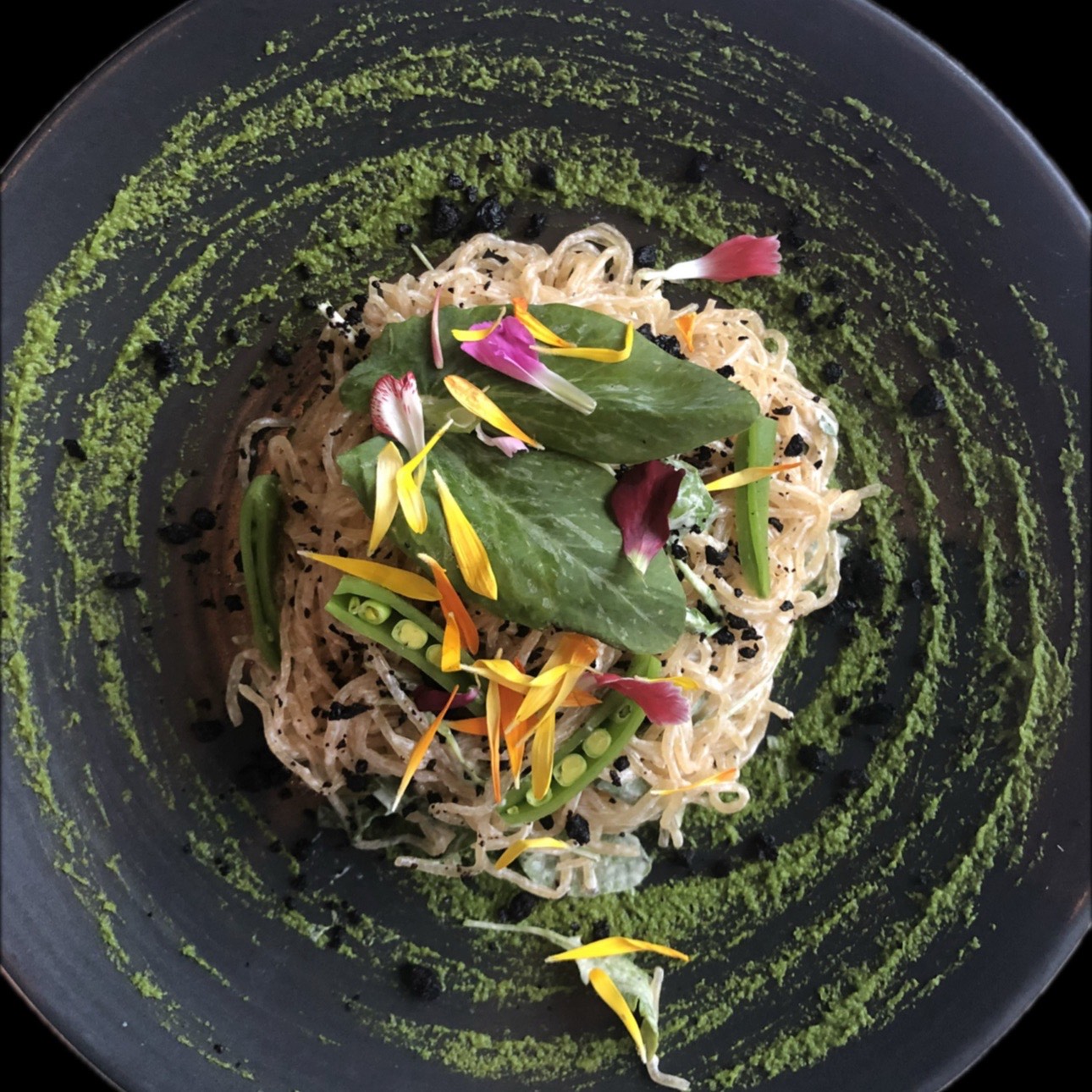 A plated plant-based dish