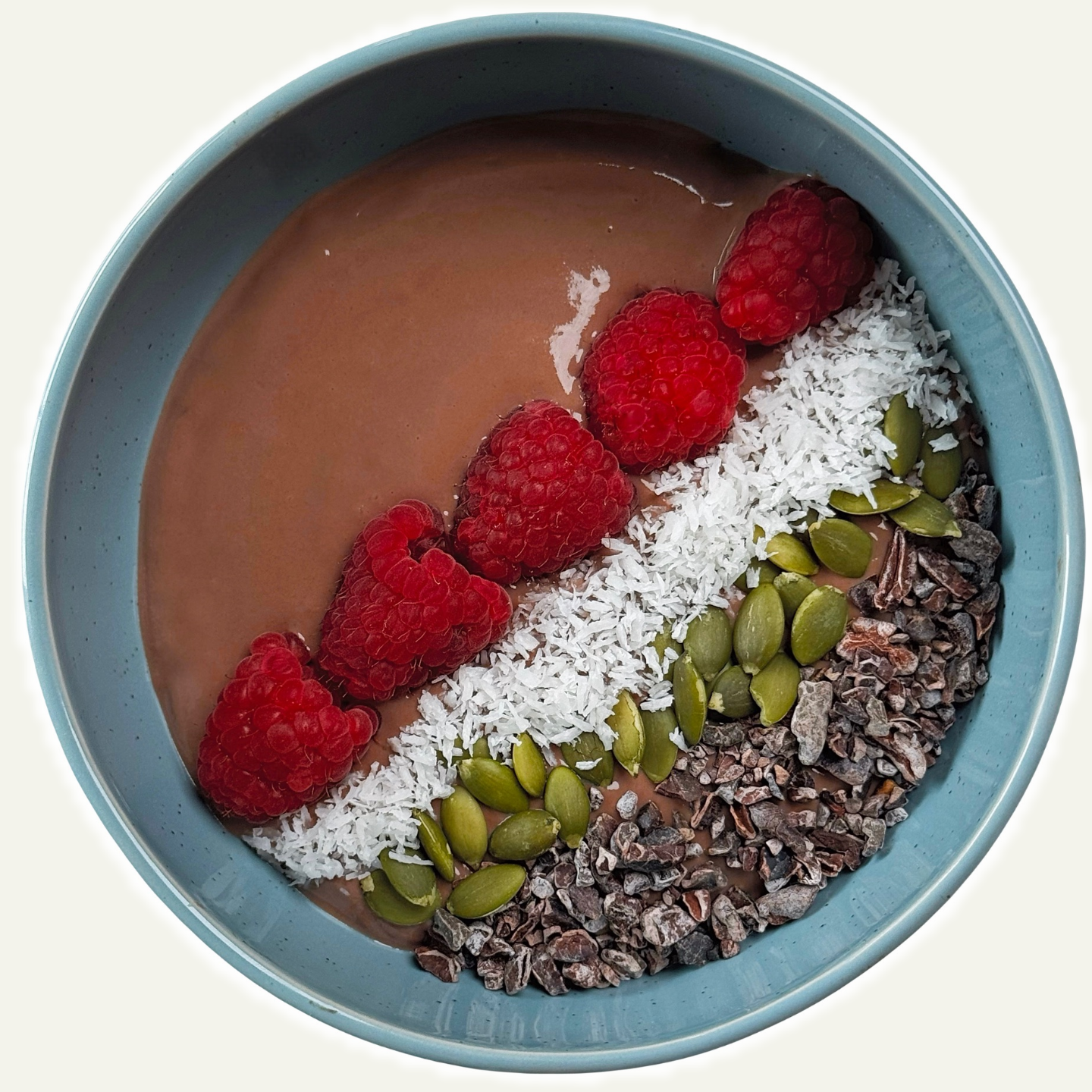 Berry breakfast bowl with seeds