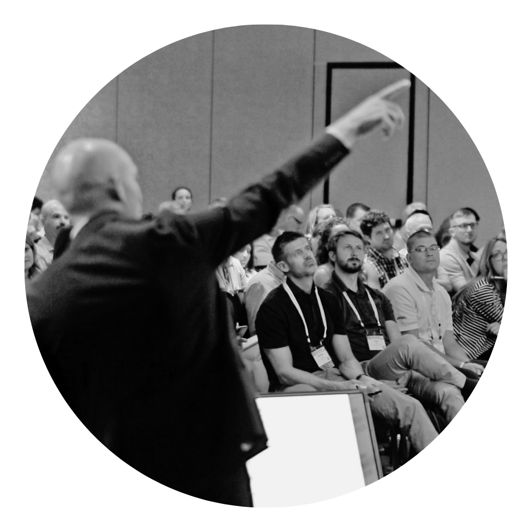 Steve Coughran running a workshop