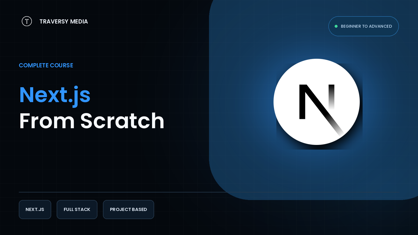Next.js From Scratch course cover