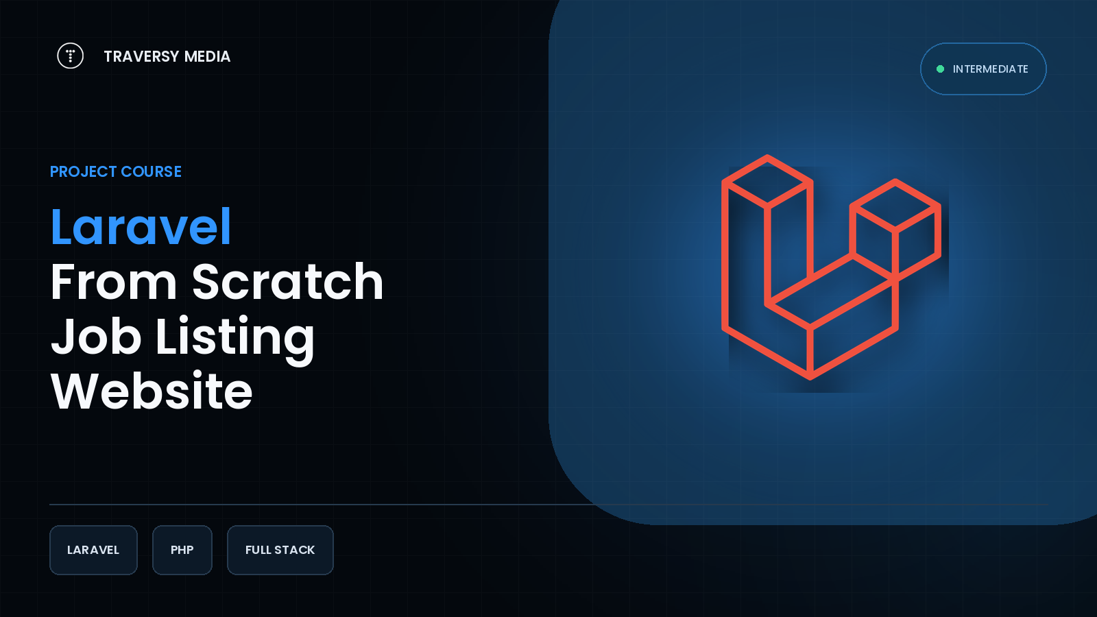 Laravel From Scratch - Build and Deploy a Job Board course cover