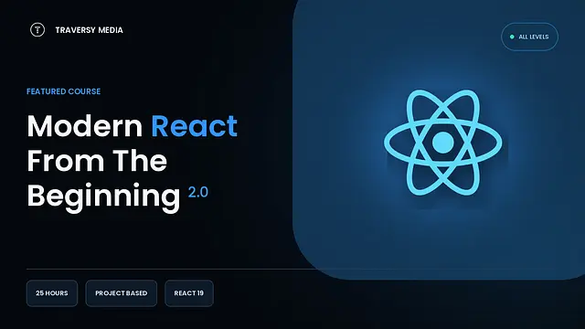 Modern React From The Beginning course