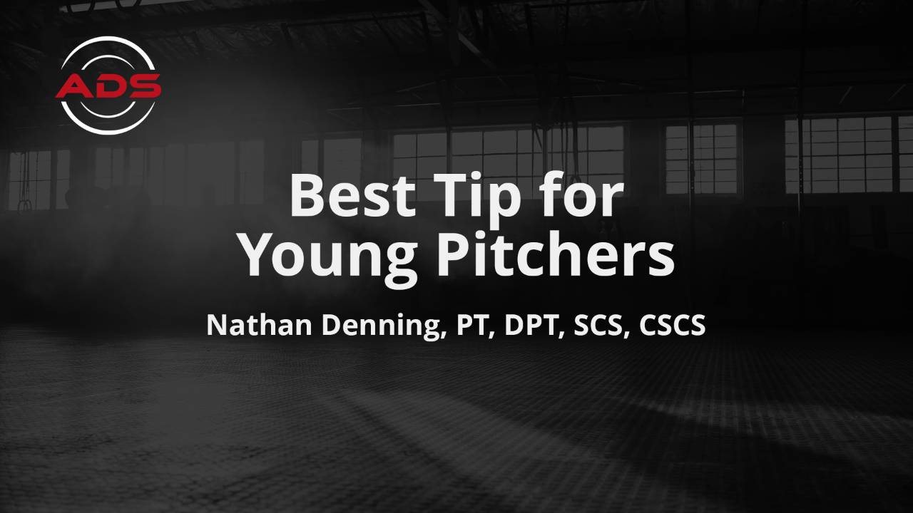 The Best Tip for Young Pitchers