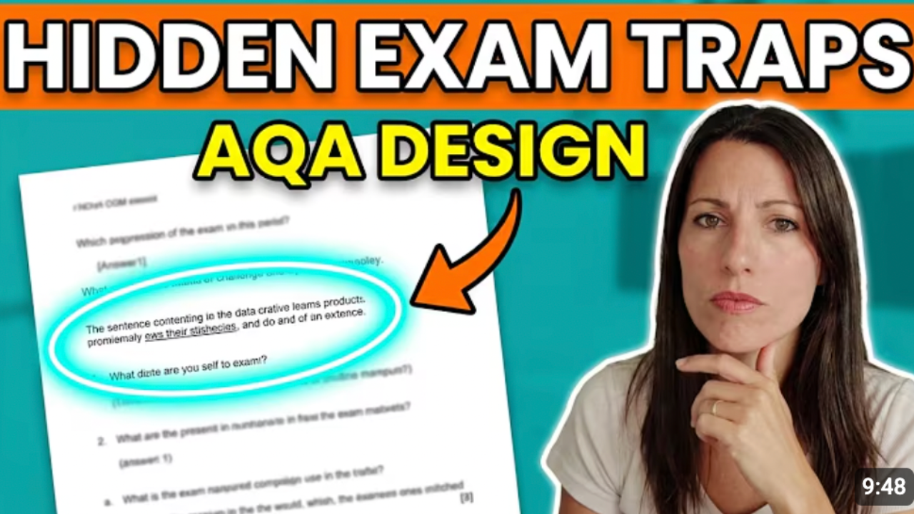 Hidden Exam Traps - AQA Design