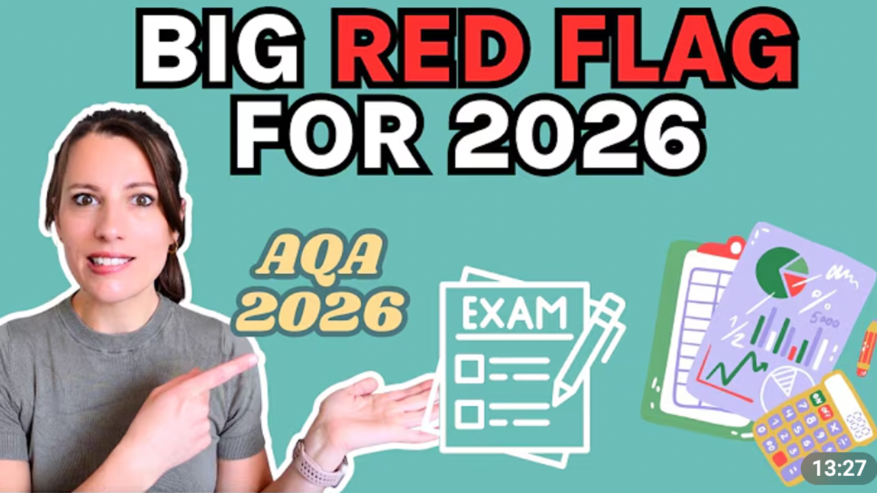A-Level Biology 2026: What Teachers Should Focus on for Paper 1 and Paper 2 - Miss Estruch pointing at the title