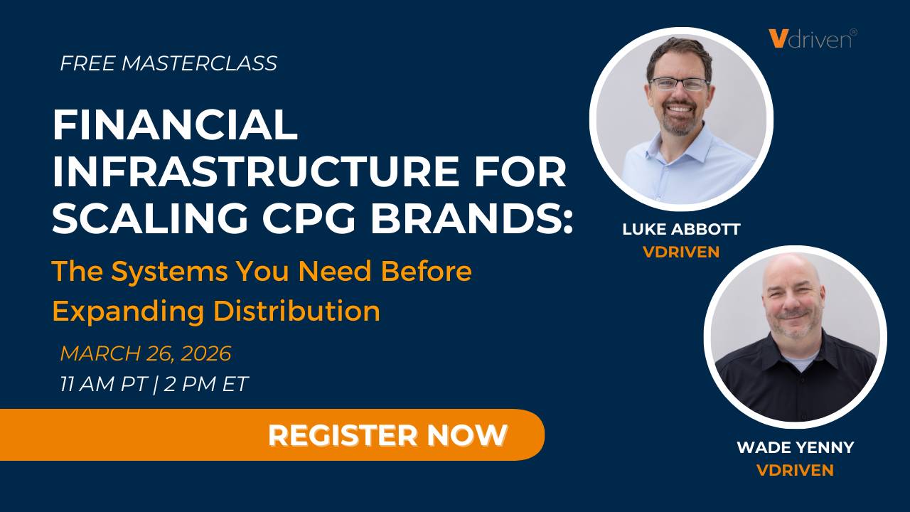 Financial Infrastructure for Scaling CPG Brands Masterclass