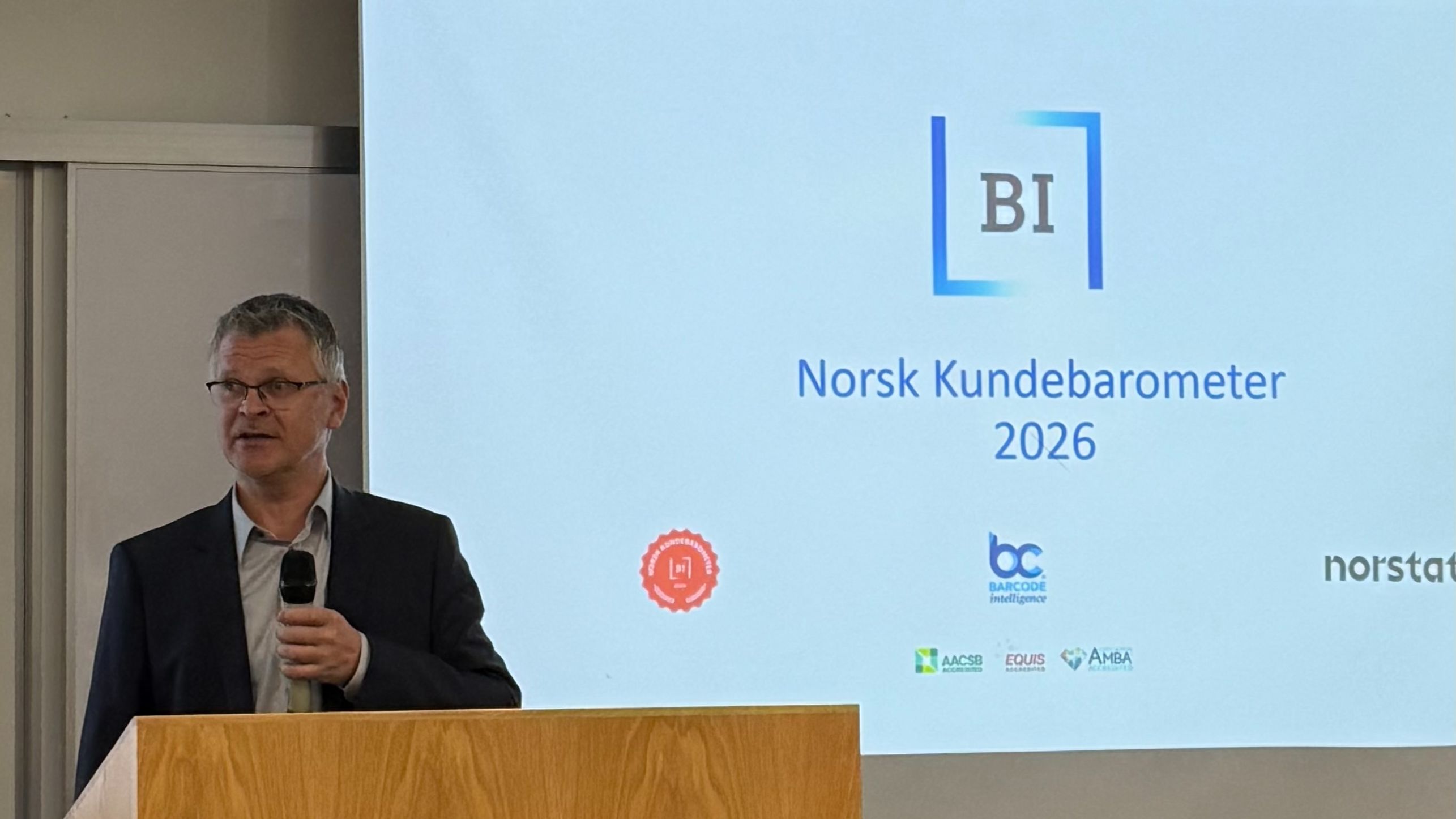 Bilde fra NKB gjennomgangen på BI