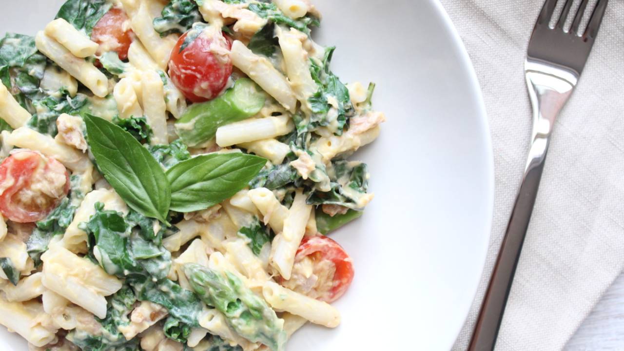 CREAMY PUMPKIN, RICOTTA & TUNA PASTA