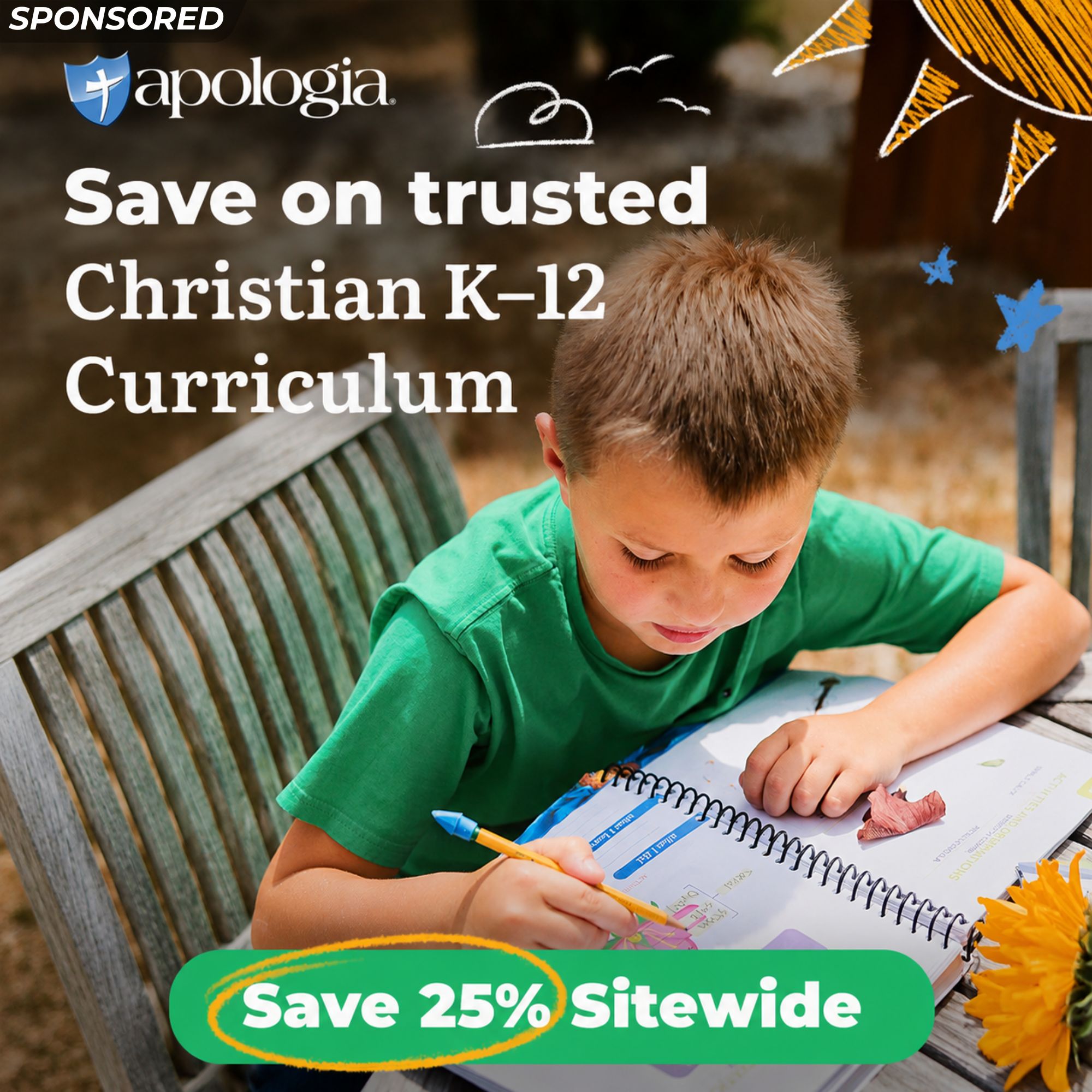 Apologia Summer Sale