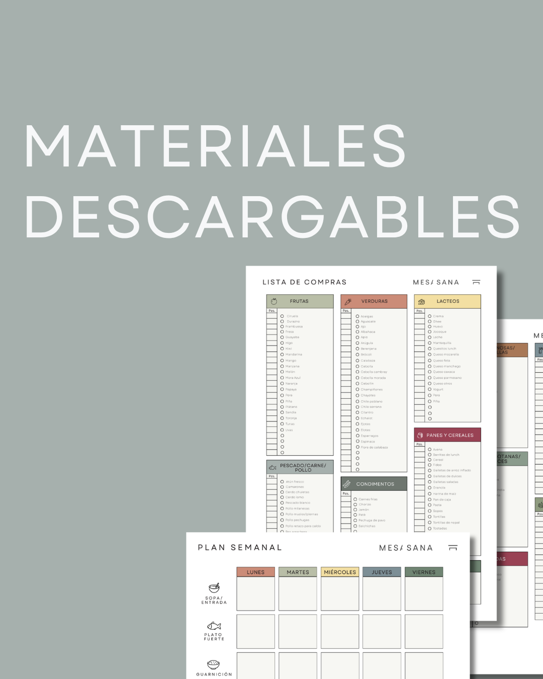 Materiales descargables