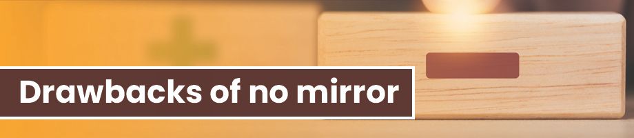 Drawbacks of training without a mirror