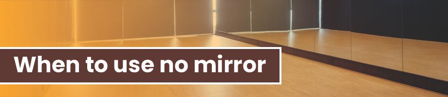 When to use no mirror