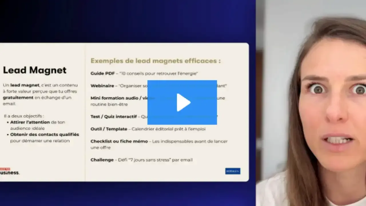 Module 3 : lead magnet et visibilité