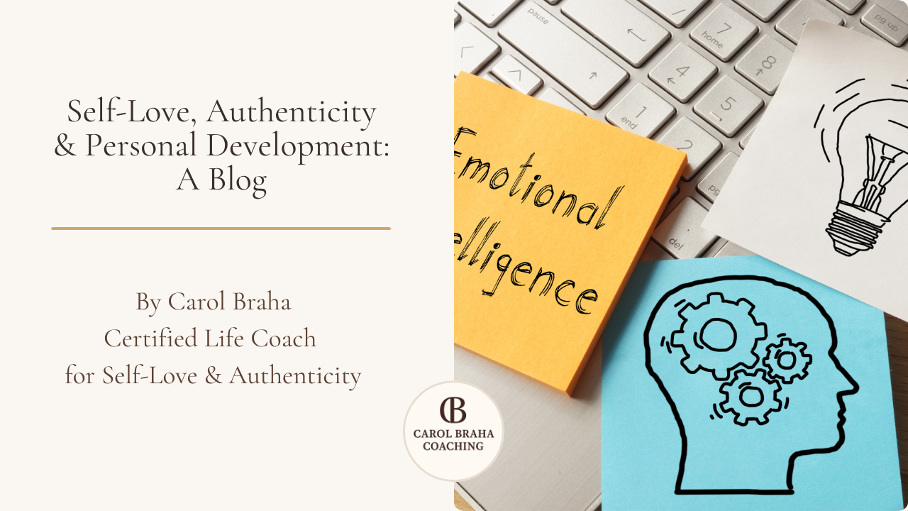 A woman developing emotional intelligence and self-awareness through life coaching for women