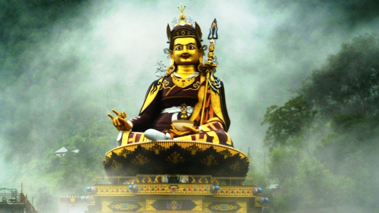 Padmasambhava, the Lotus-Born Master, sacred statue in Sikkim