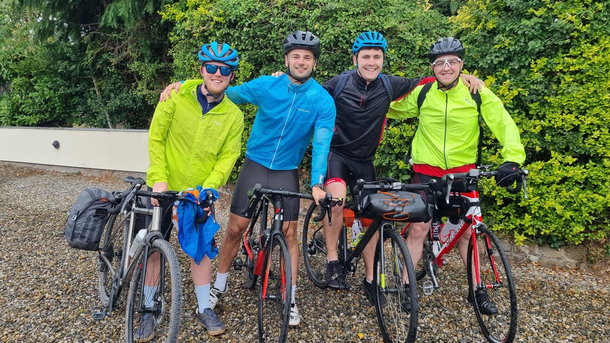 Four Friends Cycle 200 Miles For A Cause Close to Home