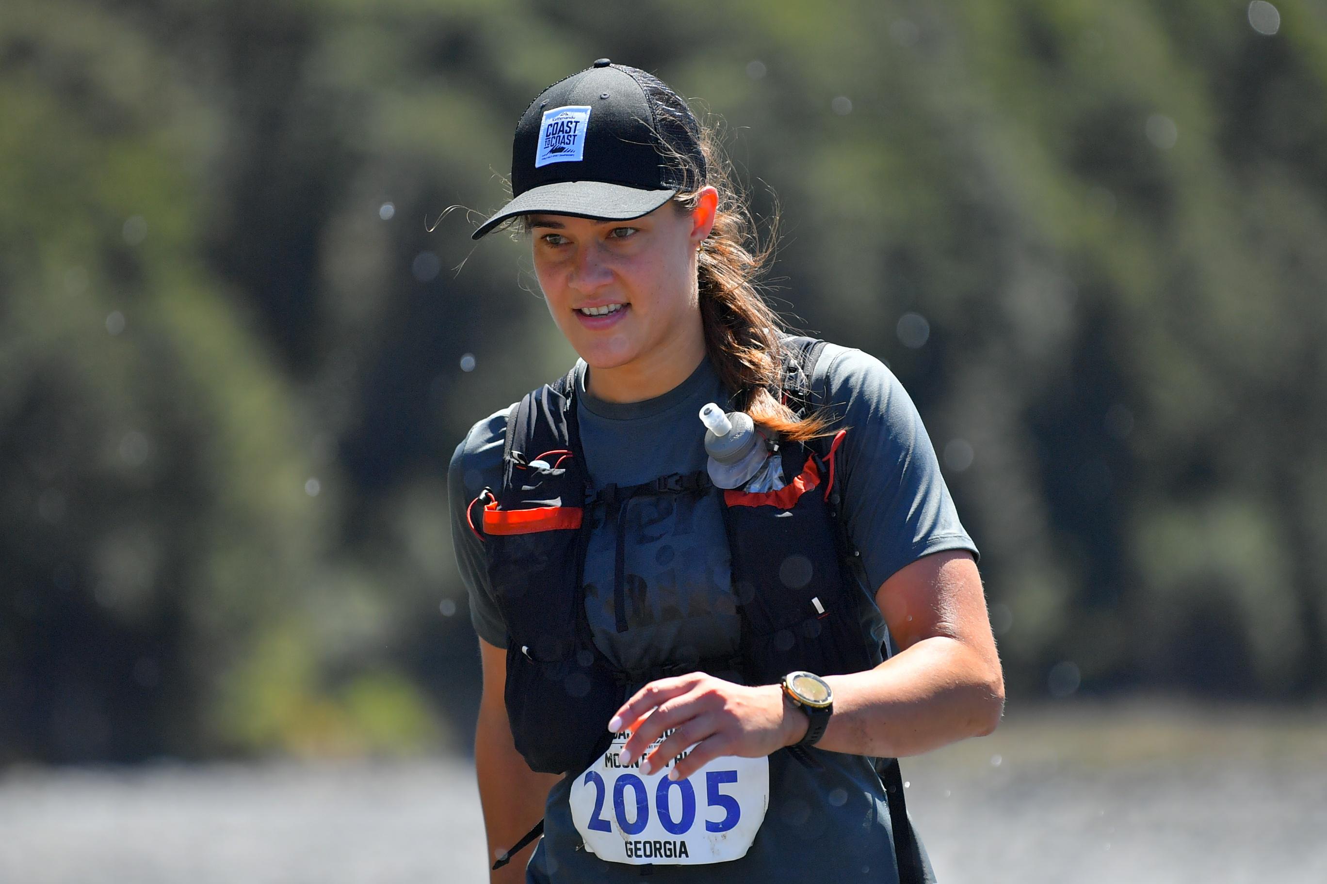 Race day on trail