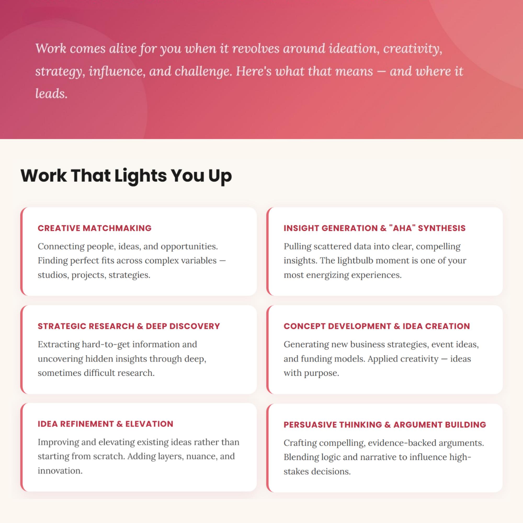 Career Direction Roadmap preview, page one