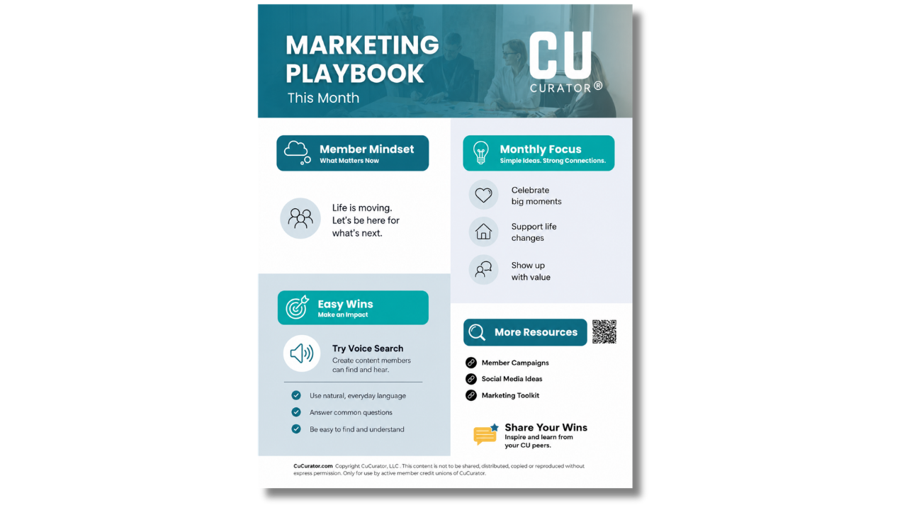 Monthly Marketing Playbook