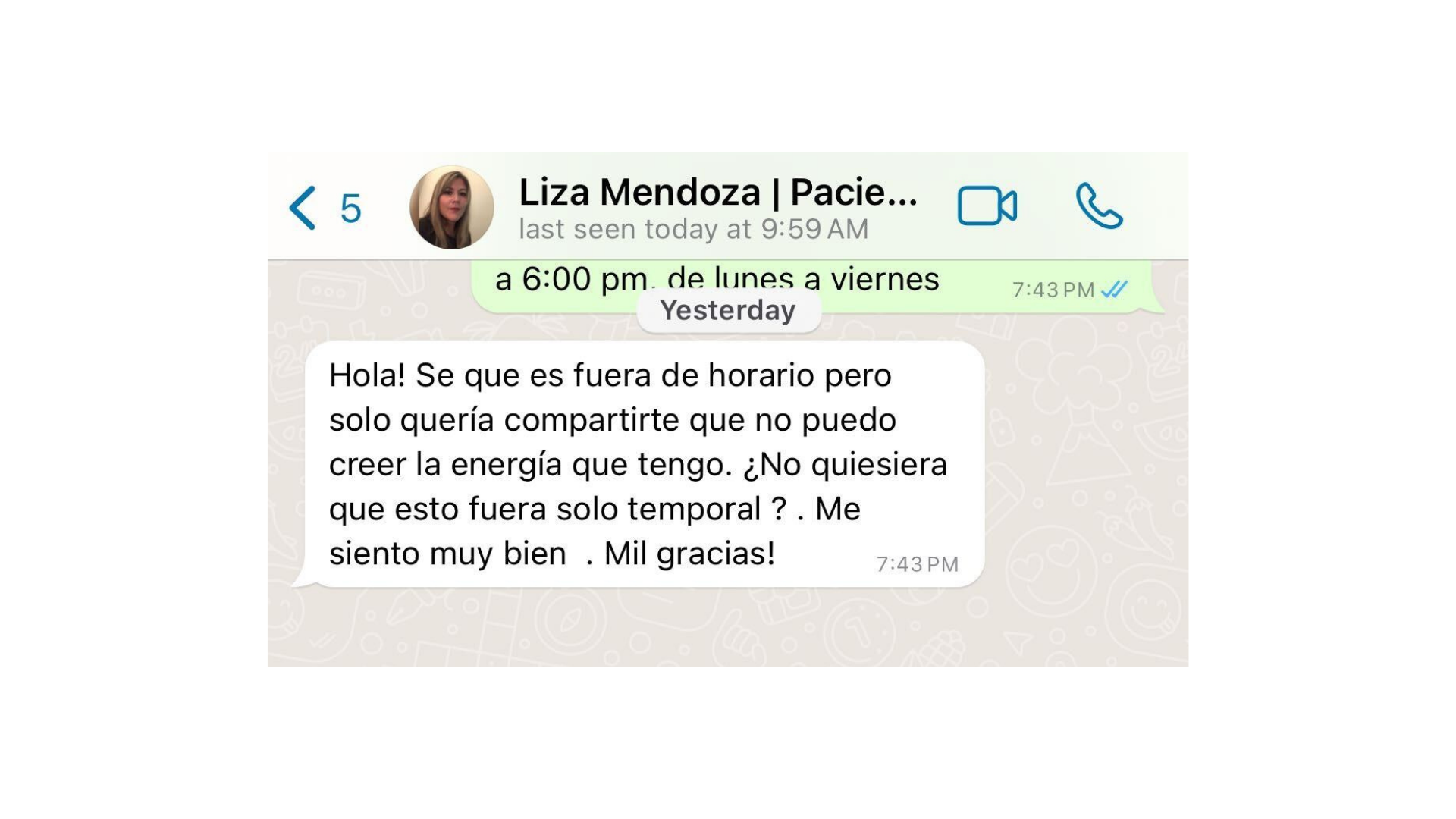 Testimonio