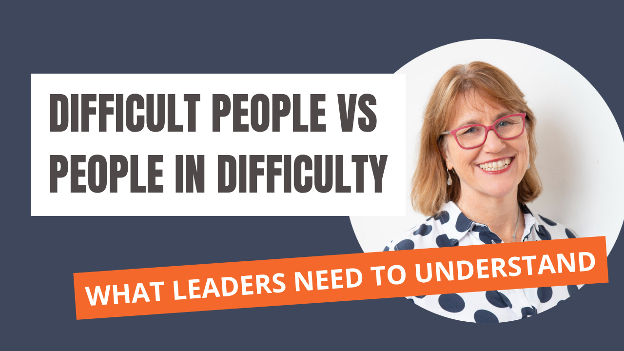 Difficult People vs People in Difficulty